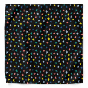 Custom Star Pattern Dog Bandana