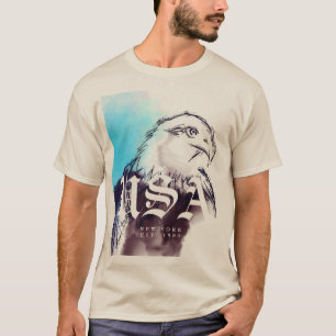 Custom State and Year USA Bald Eagle T-Shirt