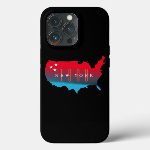 Custom State and Year USA Map iPhone 13 Pro Case