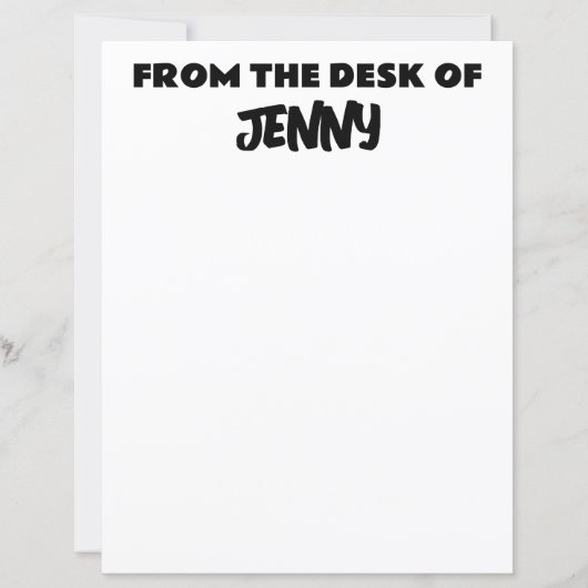 CUSTOM STATIONARY (Front)