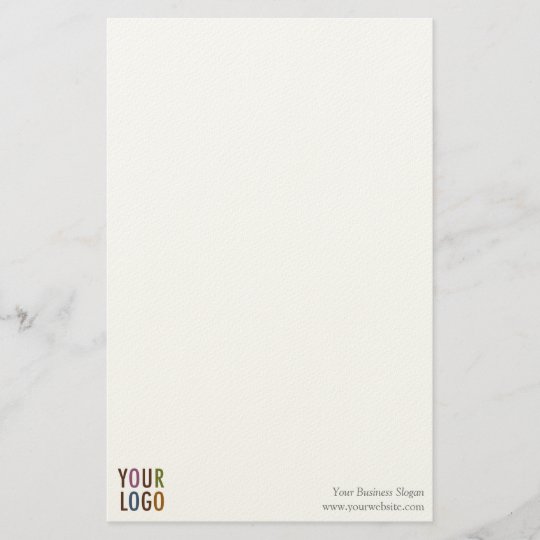 Custom Stationery Note Paper with Logo 5.5" x 8.5"