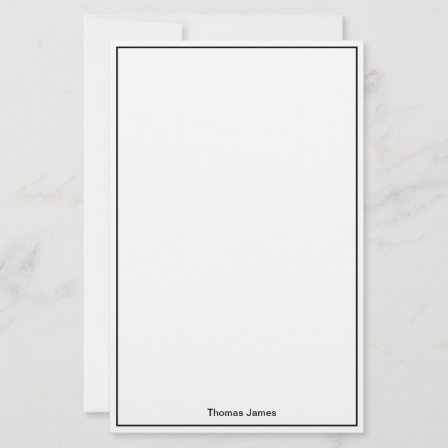 Custom Stationery Paper (Front)