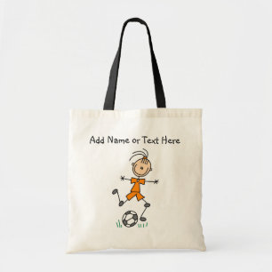 Custom Stick Girl Soccer Player Bag