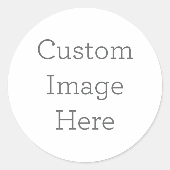 Custom Classic Round Stickers, Format: Sheet of Stickers, Size: Small, 1½ inch (sheet of 20), Paper Type: Glossy White Paper (Front)