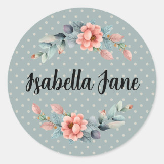 Custom Stickers in Watercolor Deer Princess