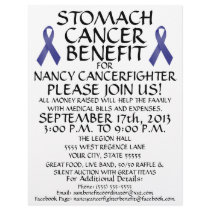 Custom Stomach Cancer Benefit Flyer