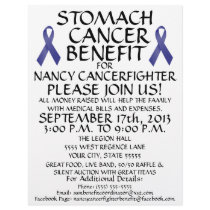 Custom Stomach Cancer Benefit Flyer