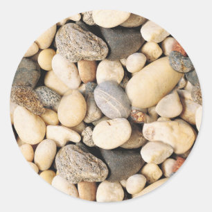 Custom Stones Blank Trendy Elegant Template Classic Round Sticker