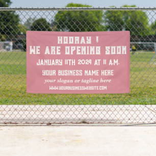 Custom Store or Shop or Business Opening Banner