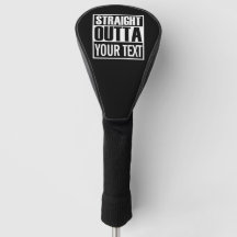 Custom STRAIGHT OUTTA black and white