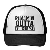 Custom STRAIGHT OUTTA Hat
