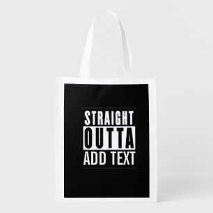 Custom “Straight Outta” Tote – Add City or State 