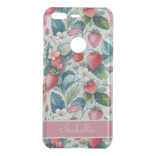 Custom Strawberries Wild Vibrant Uncommon Google Pixel Case