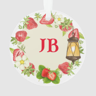 Custom Strawberry Ornament