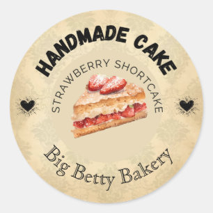 Custom Strawberry Shortcake Labels Personalized