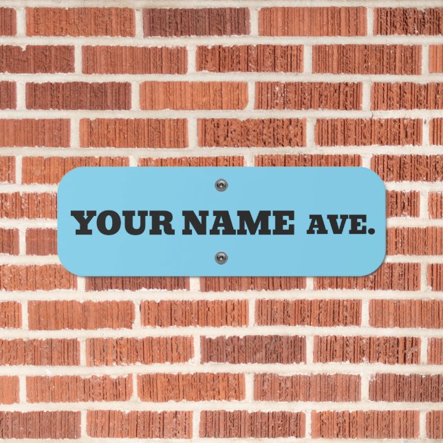 CUSTOM STREET NAME SIGN (In Situ(Brick))