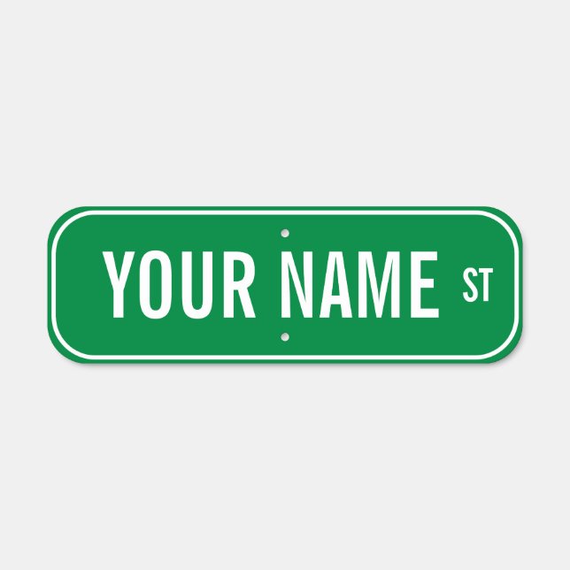 Custom Street Sign (Front)