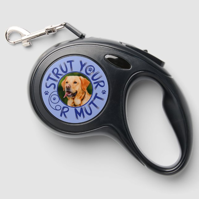 Custom Strut Your Mutt  Retractable Pet Leash (Front)