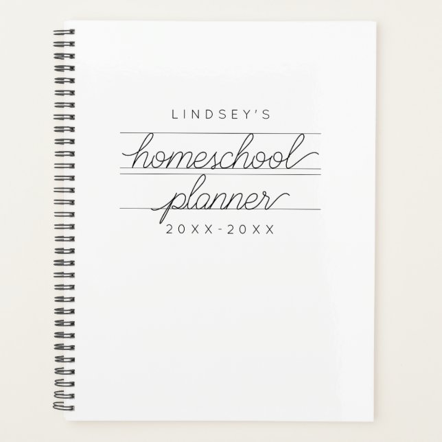 Custom Student Academic Planner (Front)