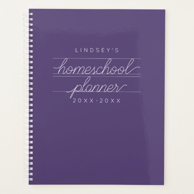 Custom Student Academic Planner (Front)