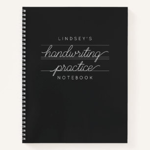 Custom Student Handwriting Practice Notebook