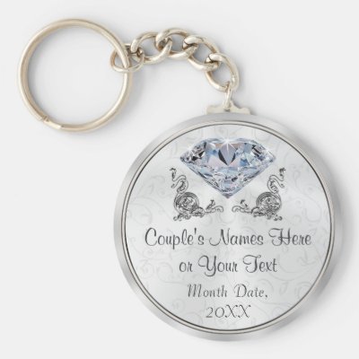 20 Clear Diamond Design Key Chains Wedding Favors Keychain Party Favors for sale online 