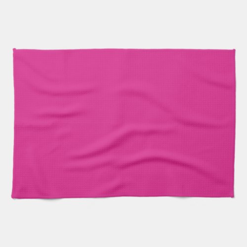 Custom Stylish Blank Template Pink Solid Color Kitchen Towel