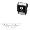 Custom Stylish Elegant Typography Script Self-inking Stamp | Zazzle