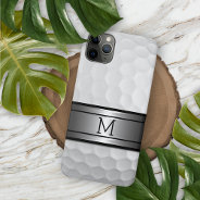 Custom Stylish Golf Game Sport Ball Dimples Image Iphone 11 Pro Max Case at Zazzle