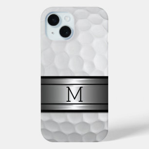 Custom Stylish Golf Sport Ball Dimples Image iPhone 15 Case