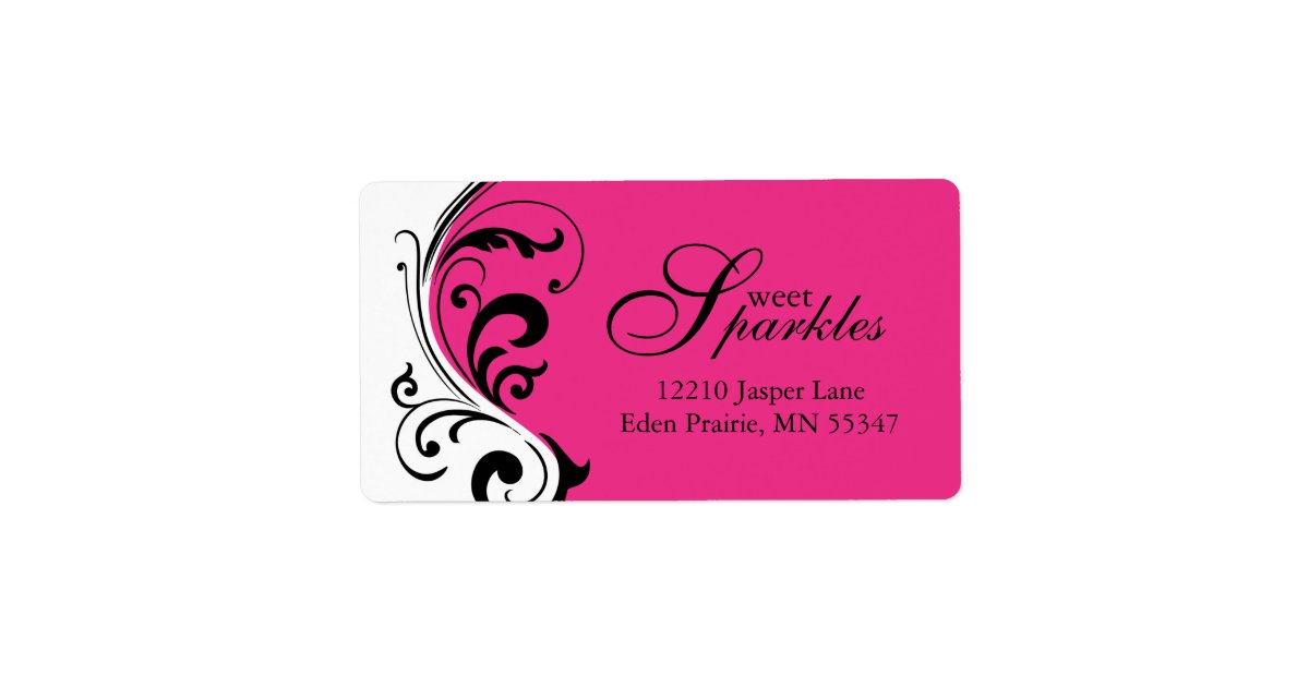 Custom Stylish Labels | Zazzle