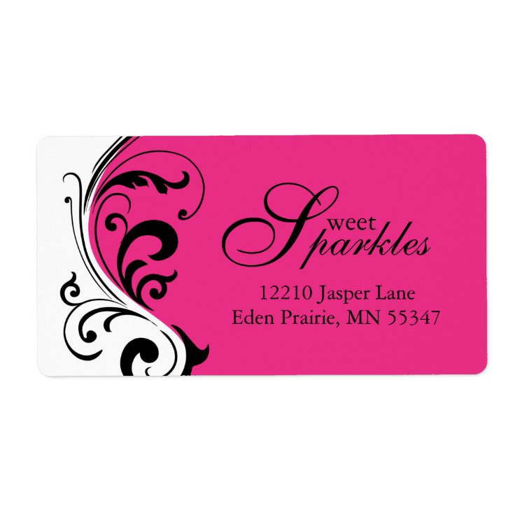 Custom Stylish Labels | Zazzle