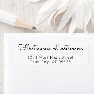 Custom Stylish Sophisticated Typography Script Label
