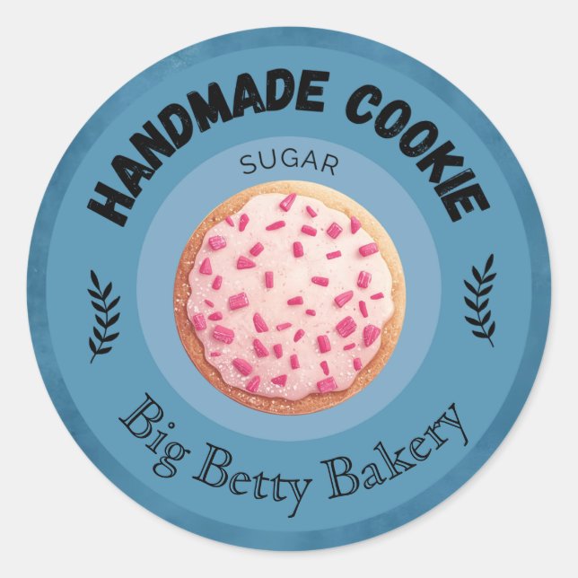 Custom Sugar Cookie Labels | Personalized (Front)