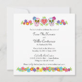 Custom Sugar Skulls and Flowers - Purple Bkgnd (Front)