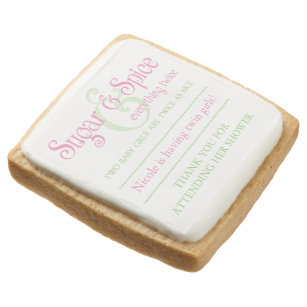 Twin Baby Shower Cookies Zazzle Twin Baby Shower Cookies Zazzle