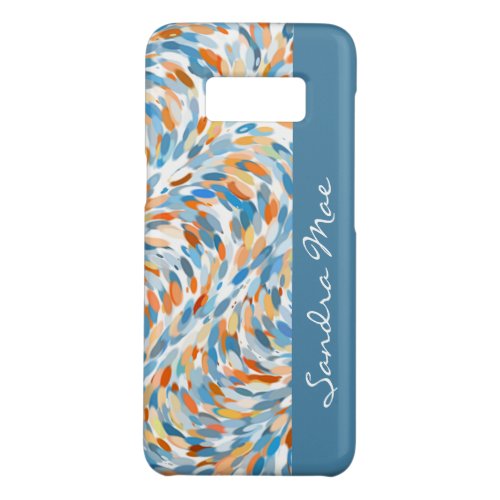 Custom Summer Colors Paint Splatter Art Pattern Case_Mate Samsung Galaxy S8 Case