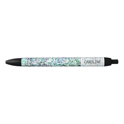 Custom Summer Colors Paint Splatter Pattern Pencil Black Ink Pen