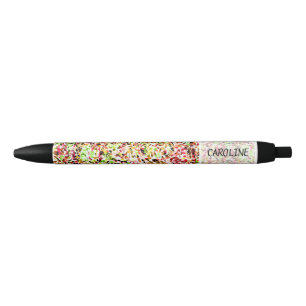 Custom Summer Colors Paint Splatter Pattern Pencil Pen