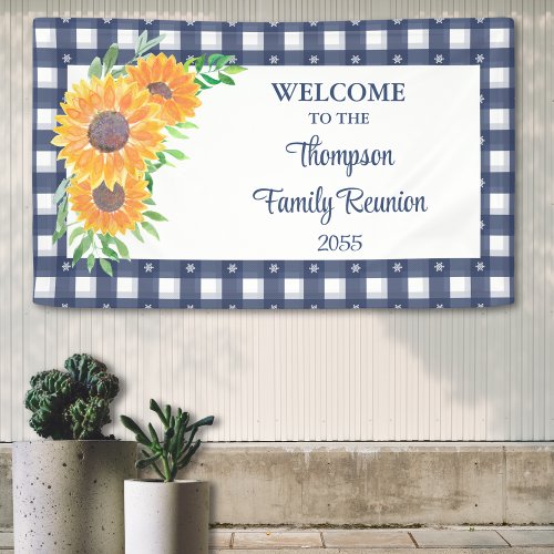 Custom Sunflower Family Reunion Sunflower Welcome
