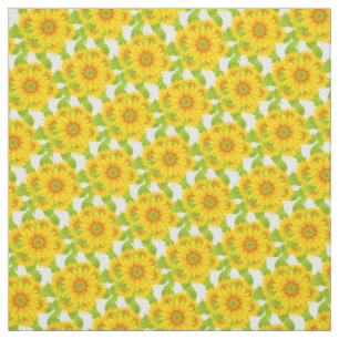 Custom Sunflowers Fabric
