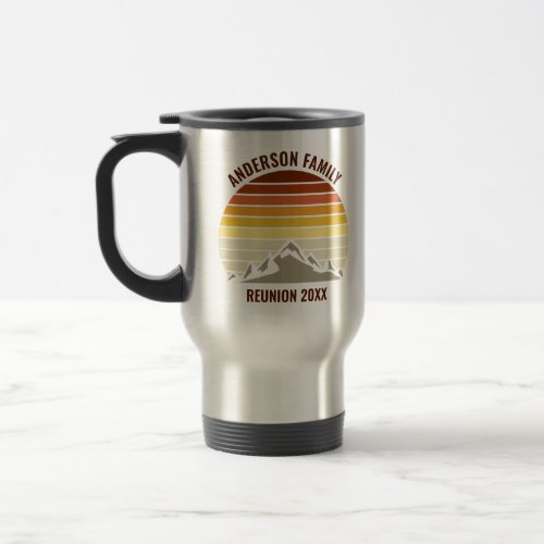 Custom Sunset Mountain Family Reunion Vintage