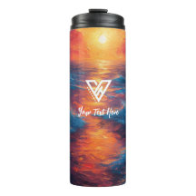 Custom : Sunset Radiance Tumbler