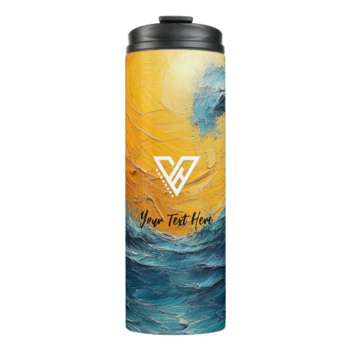 Custom  Sunset Seas Tumbler