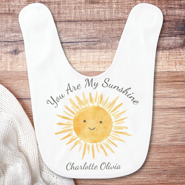 Custom Sunshine  Baby Bib (Creator Uploaded)