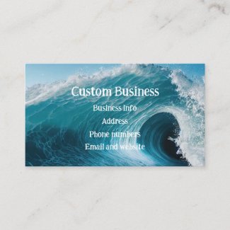 Custom Surfing Surf Tropical Beach Curl Wave Ocean