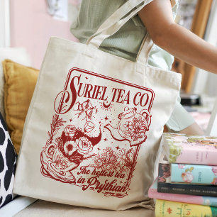 Custom Suriel Tea Co Quote Bookish Acotar Gift Tote Bag