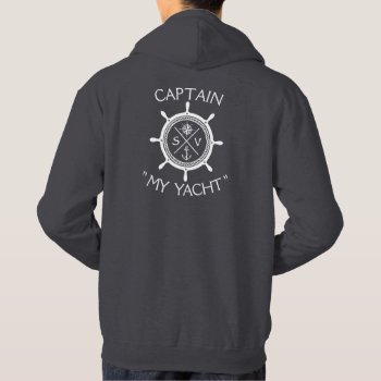 Custom Sv Sailing Vessel Logo "your Name Here" T-s Hoodie by eRocksFunnyTshirts at Zazzle
