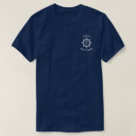 Custom Sv Sailing Vessel Logo &quot;your Name Here&quot; T-shirt at Zazzle