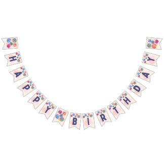 Custom Swallowtail Party Bunting Banner